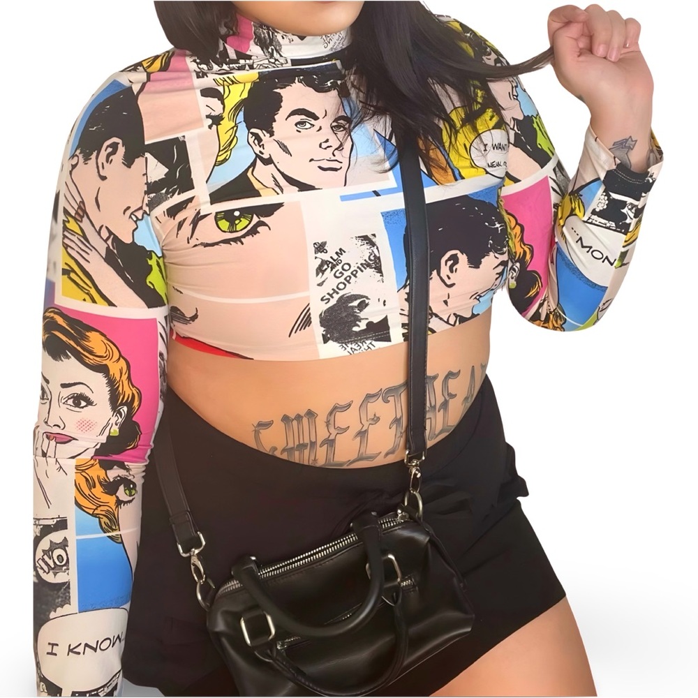 Plus Size Comic Top